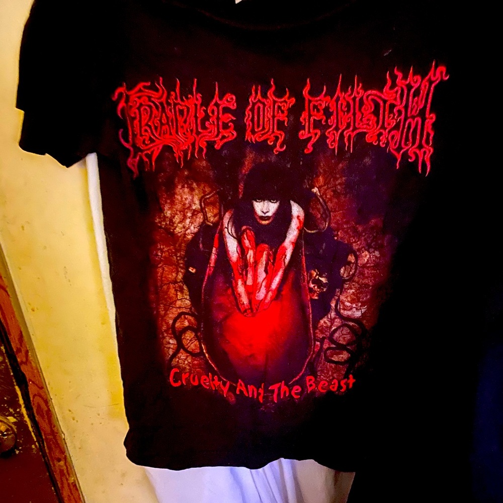 RARE cradle of filth tshirt